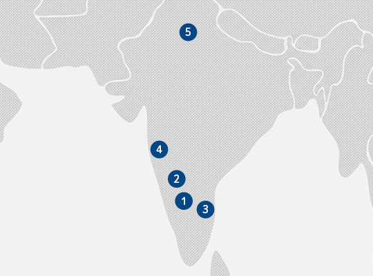 インド物流:インド事業拠点