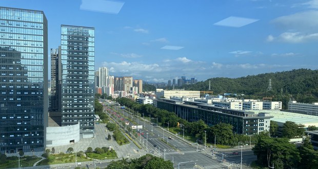 深圳の街並み