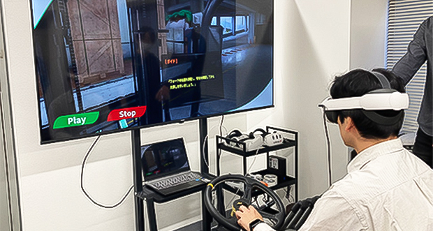 倉庫サービス:自動化設備の導入で作業を効率的に処理:カウンターフォークリフトのVR安全教育